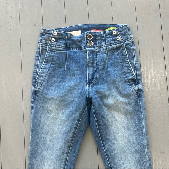 Anthropologie Pilcro jeans womens 25 blue dark wash high rise skinny denim - Picture 7 of 15